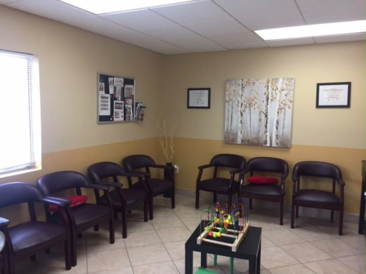 Inside the Cal Dental Bell office